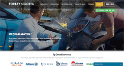 Desktop Screenshot of forbeysigorta.com